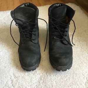 Black Timberland Boots